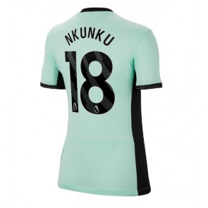 Chelsea Christopher Nkunku #18 Replica Third Stadium Shirt for Women 2023-24 Short Sleeve